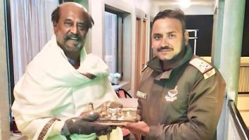 Rajinikanth receives felicitations from Uttarakhand police as he visits Kedarnath and Badrinath