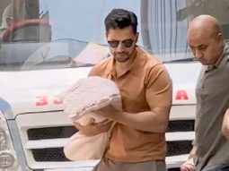 Varun Dhawan & Natasha Dalal take their little angel home!
