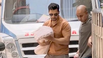 Varun Dhawan & Natasha Dalal take their little angel home!