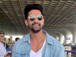 Ravi Dubey chit chats with paps at the airport