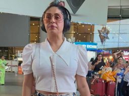 Casual babe! Neha Bhasin greets paps at the airport