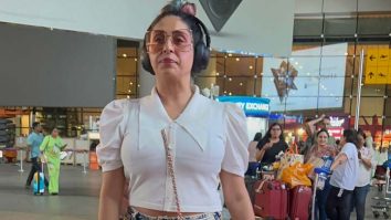 Casual babe! Neha Bhasin greets paps at the airport