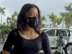 Rashmika Mandanna rocks a casual airport look as she gets clicked