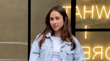 Pashmina Roshan strikes a pose for paps as she gets clicked for her movie screening