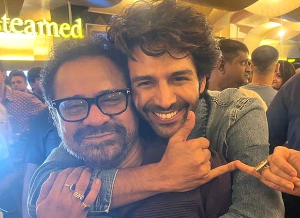 Director Anees Bazmee And Kartik Aaryan Share A Laugh In Behind The ...