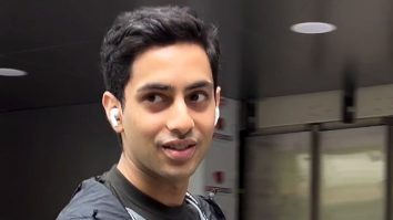 Agastya Nanda gets clicked by paps outside gym