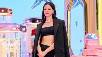 Ananya Panday Stuns in Black bralette, mini slit skirt, blazer and Swarovski Diamonds Worth Rs 72 Lakh