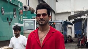 Arjun Bijlani being the centre of attraction today in an all red outfit