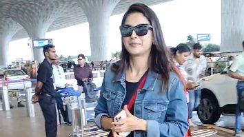 Classy airport look! Shehnaaz Gill smiles for paps