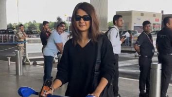 Jennifer Winget looks extremely comfortable in this flowy airport look