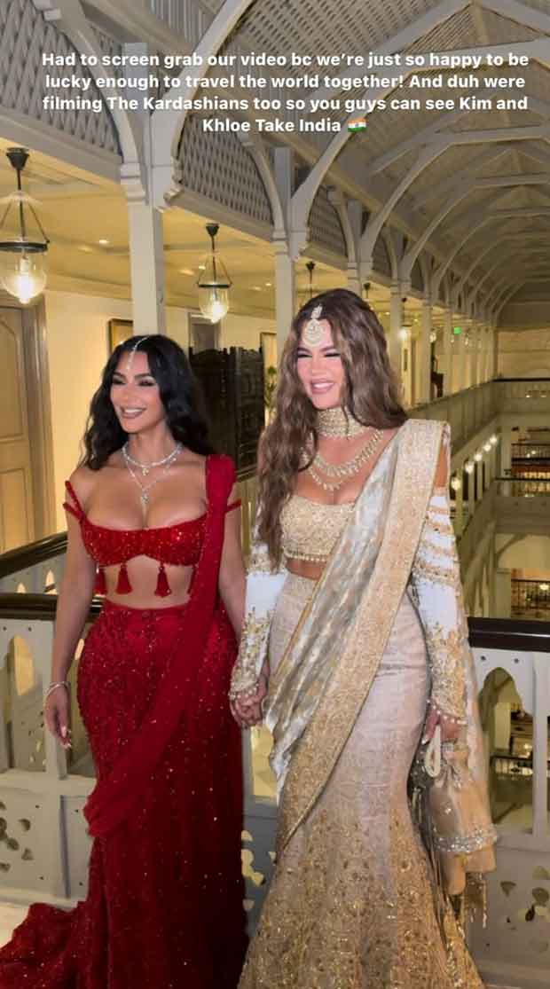 REVEALED! Kim and Khloe film for The Kardashians’ upcoming season at Anant Ambani-Radhika Merchant’s wedding : Bollywood News