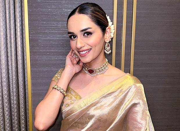 Manushi Chhillar's elegant look at Anant Ambani-Radhika Merchant’s wedding function
