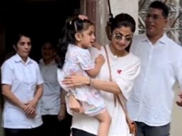 Mother-Daughter duo! Shilpa Shetty gets clicked in the city by paps