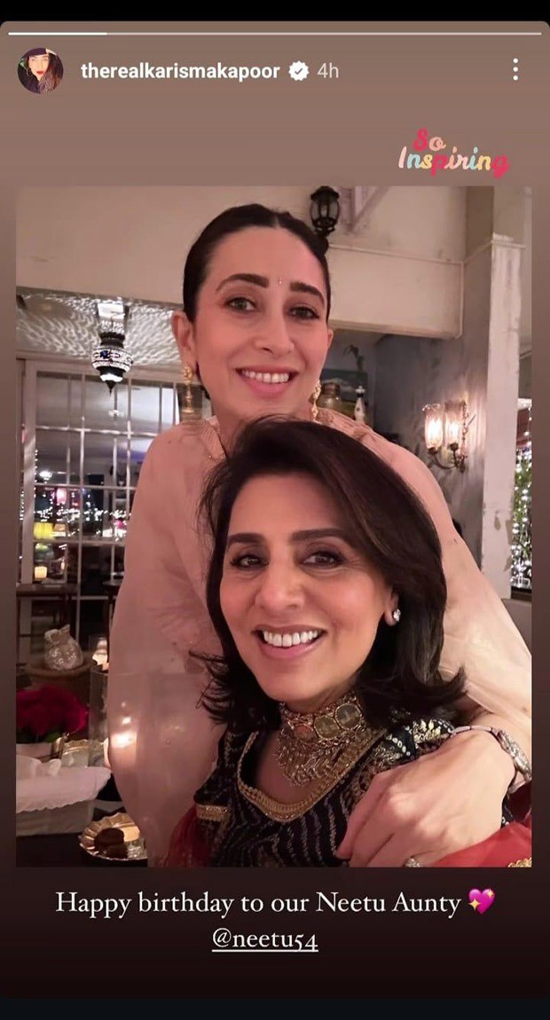 Neetu Kapoor celebrates 66th birthday in Switzerland; Bollywood stars extend heartfelt wishes