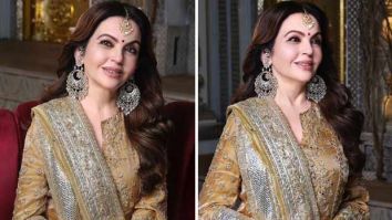 Nita Ambani stuns in royal Hyderabadi khada dupatta for Anant Ambani and Radhika Merchant’s sangeet