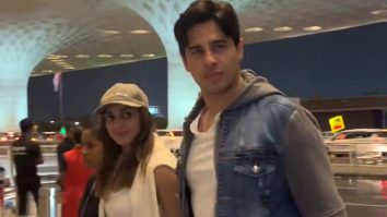 Our favourite couple! Sidharth Malhotra & Kiara Advani at the airport