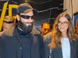 Parents to be Deepika Padukone & Ranveer Singh get clicked outside a movie theatre