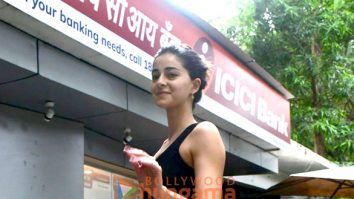 Photos: Ananya Panday snapped outside a gym in Pali Hill