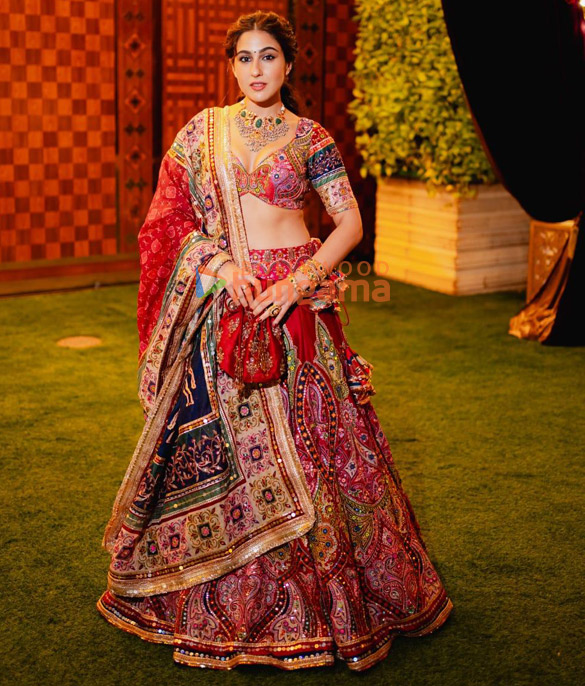 photos janhvi kapoor sara ali khan and others attend anant ambani and radhika merchants haldi ceremony 7