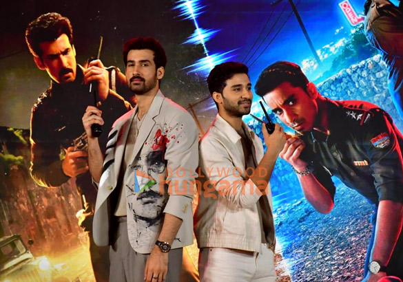 photos kritika kamra raghav juyal dhairya karwa and others attend the trailer launch of gyaarah gyaarah 3