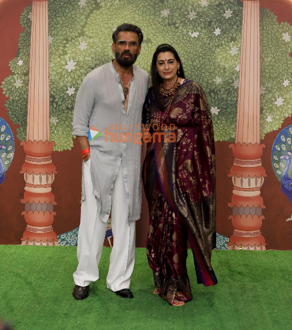 photos madhuri dixit arjun kapoor suniel shetty and others attend the shubh aashirwad ceremony at anant ambani and radhika merchant 4