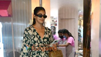 Photos: Pooja Hegde snapped outside a salon in Bandra