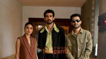 Photos: Raghav Juyal, Kritika Kamra and Dhairya Karwa promote Gyaarah Gyaarah in Mumbai