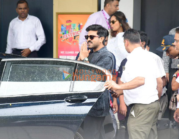 photos ram charan snapped with wife upasana kamineni at kalina airport 1