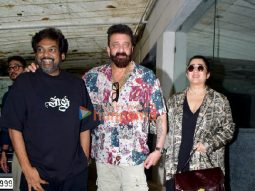 Photos: Sanjay Dutt, Charmme Kaur and Puri Jagannadh snapped at Sunny Super Sound in Juhu