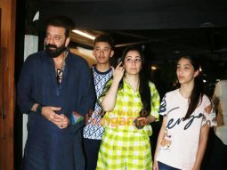 Photos: Sanjay Dutt snapped with family in Bandra