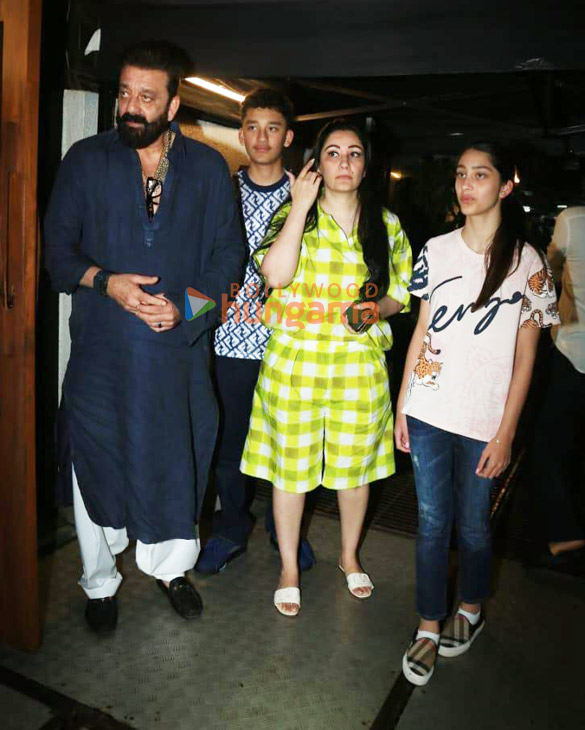 Photos: Sanjay Dutt snapped with family in Bandra | Parties & Events