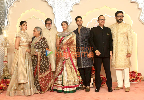 photos shah rukh khan salman khan aishwarya rai bachchan amitabh bachchan janhvi kapoor ananya panday john cena sara ali khan and others attend the wedding ceremony of anant ambani and radhika 13