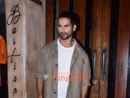 Photos: Shahid Kapoor, Siddharth Roy Kapur and Pavail Gulati snapped at Bastian in Bandra