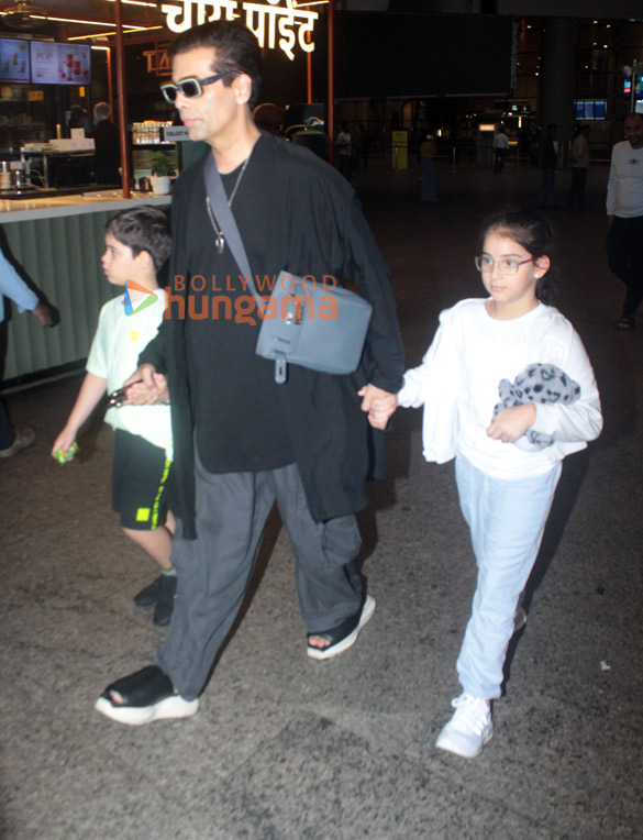 photos shilpa shetty and karan johar snapped at the airport 2