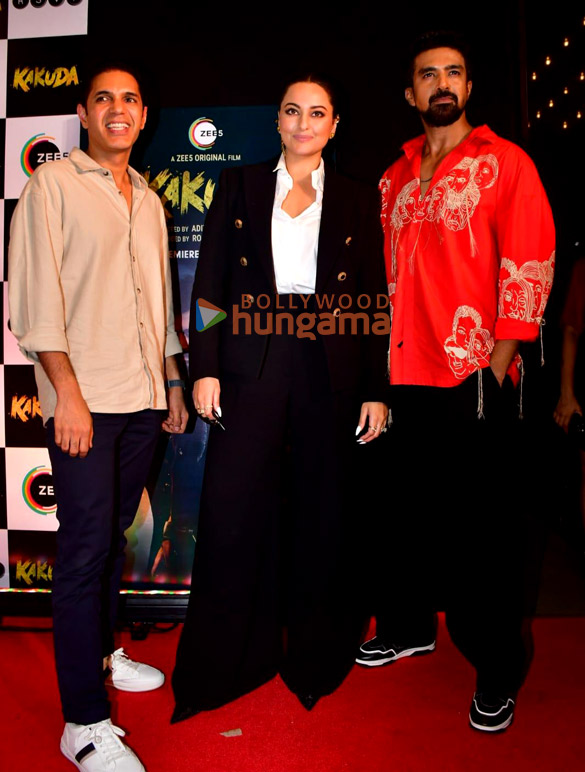photos sonakshi sinha sharvari wagh riteish deshmukh and others grace the premiere of kakuda 8