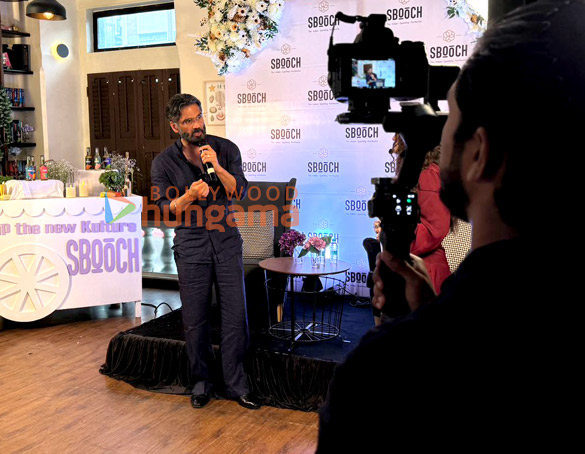 photos suniel shetty snapped at the launch of sbooch kombucha brand at kmc fort mumbai 2