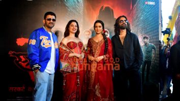 Photos: Tamannaah Bhatia, Shraddha Kapoor and others snapped at ‘Aaj Ki Raat’ song launch from Stree 2