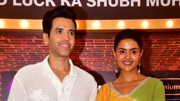 Photos: Tusshar Kapoor and Priyanka Chahar Choudhary snapped promoting Dus June Kii Raat at Hyatt Centric, Juhu