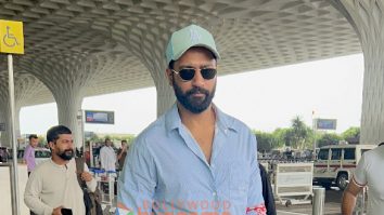 Photos: Vicky Kaushal, Shalini Pandey and Johny Lever snapped at the airport