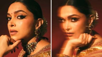 Pregnant Deepika Padukone glows in sindoori red sharara set worth Rs. 1.29 lakh; paired with bazuband necklace from Sikh empire