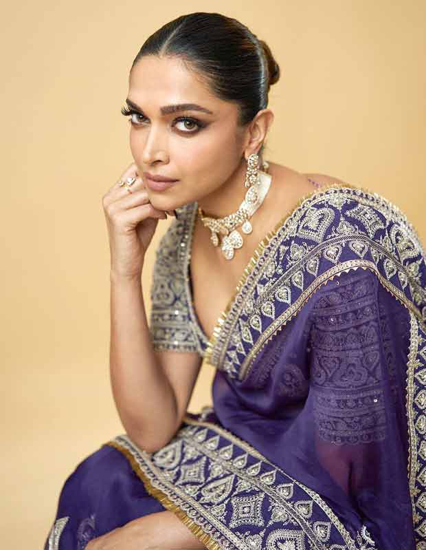 Pregnant Deepika Padukone serves up royal glam in hand-embroidered Torani purple saree worth Rs. 1.92 lakh; took 3,400 hours to create 