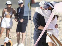 Priyanka Chopra Jonas kisses Nick Jonas as they enjoy beach time with daughter Malti; see pics