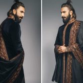 Ranveer Singh goes regal in Tarun Tahiliani custom black velvet bandhgala, voluminous dhoti and drape; his Rs. 2 crore Audemars Piguet watch steals the show