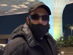Ranveer Singh sports an all black airport look as he gets clicked at the airport