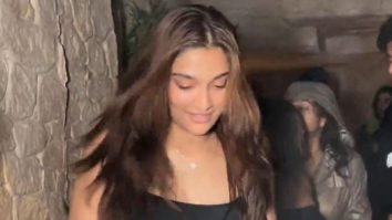 Can’t take our eyes off her! Saiee Manjrekar in a black dress