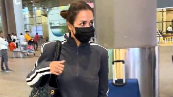Malaika Arora is all masked up at the airport as she nails the comfy look