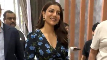 Kajal Aggarwal shines in a beautiful floral outfit as she gets clicked