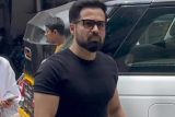 Paps capture Emraan Hashmi as he gets clicked at a funeral