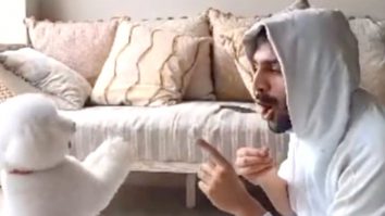 So cute! Kartik Aaryan and his sweet little Katori!!