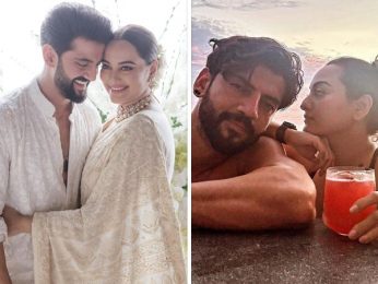 Sonakshi Sinha and Zaheer Iqbal enjoy cozy time in a pool Sonakshi Sinha and Zaheer Iqbal enjoy cozy time in a pool